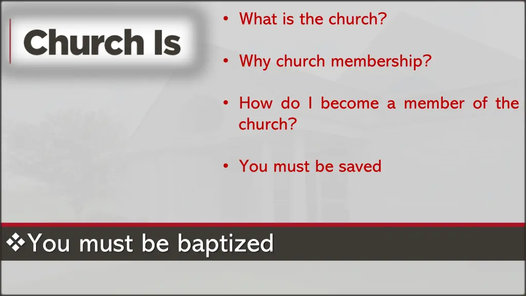 what is the church 4