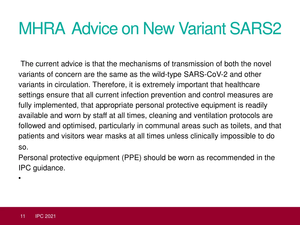 mhra advice on new variant sars2