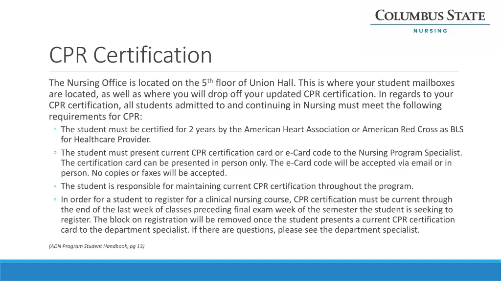 cpr certification