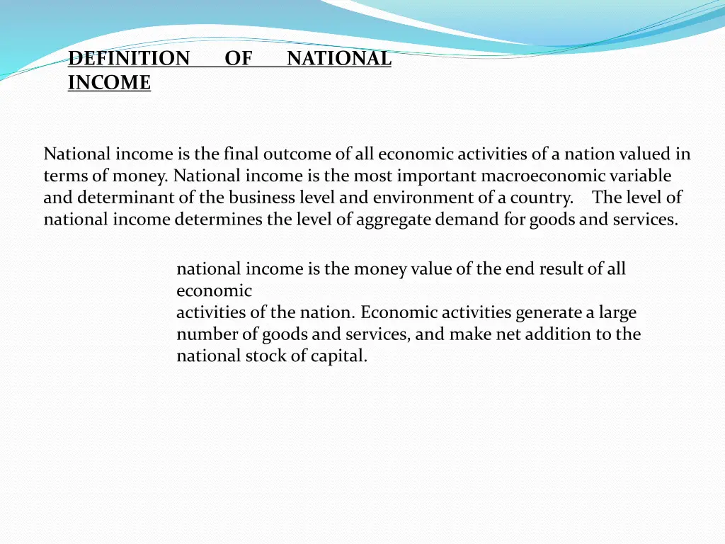 definition income