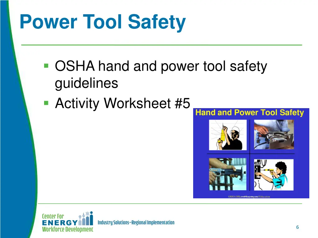 power tool safety