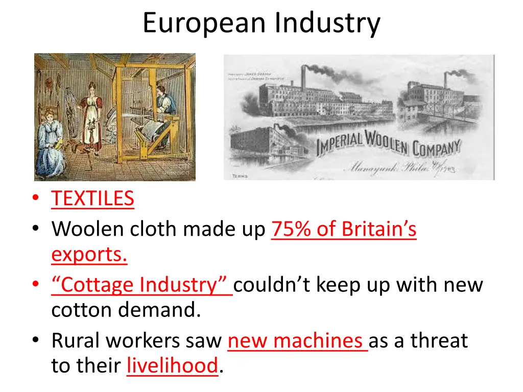 european industry