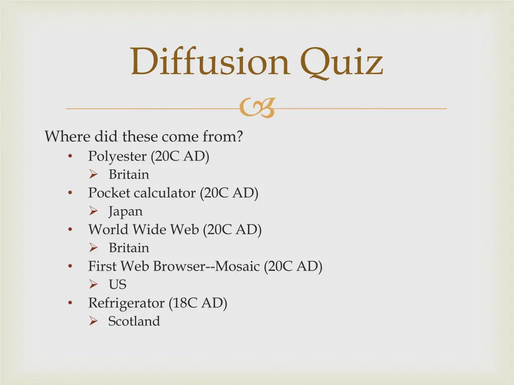 diffusion quiz 2