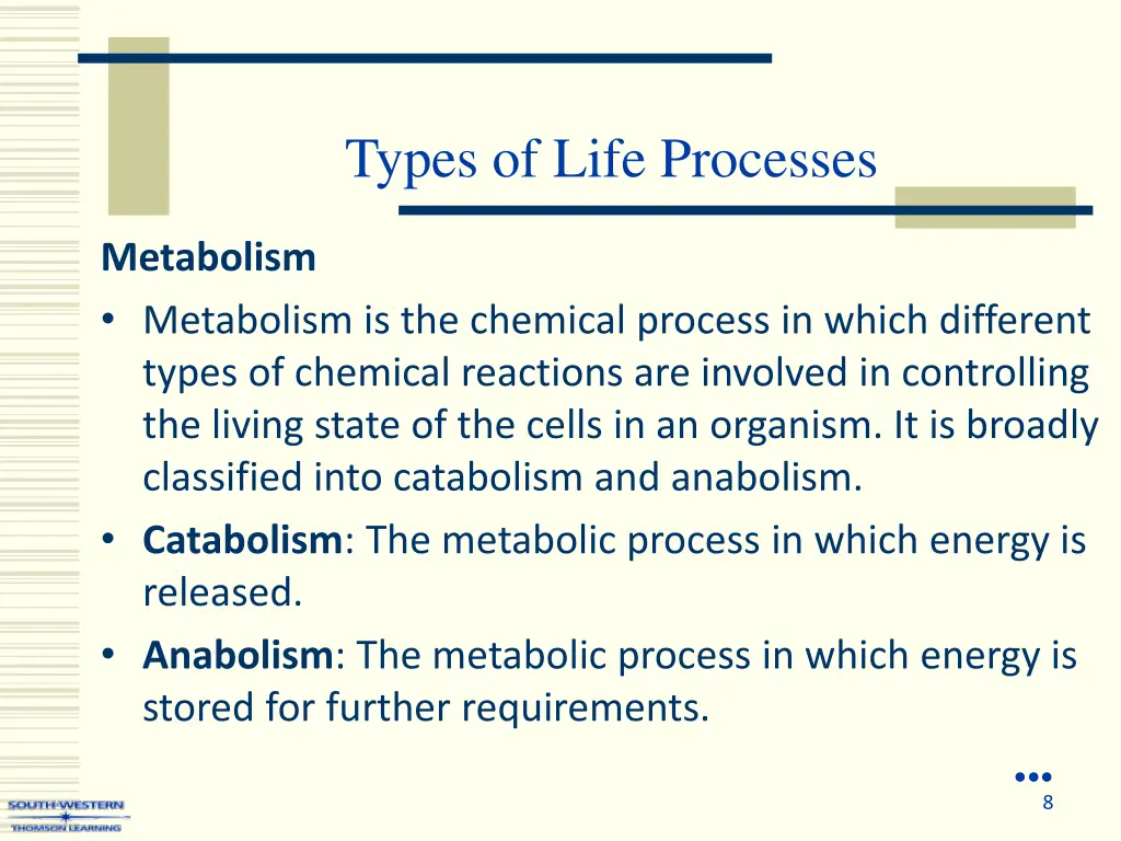 types of life processes 3