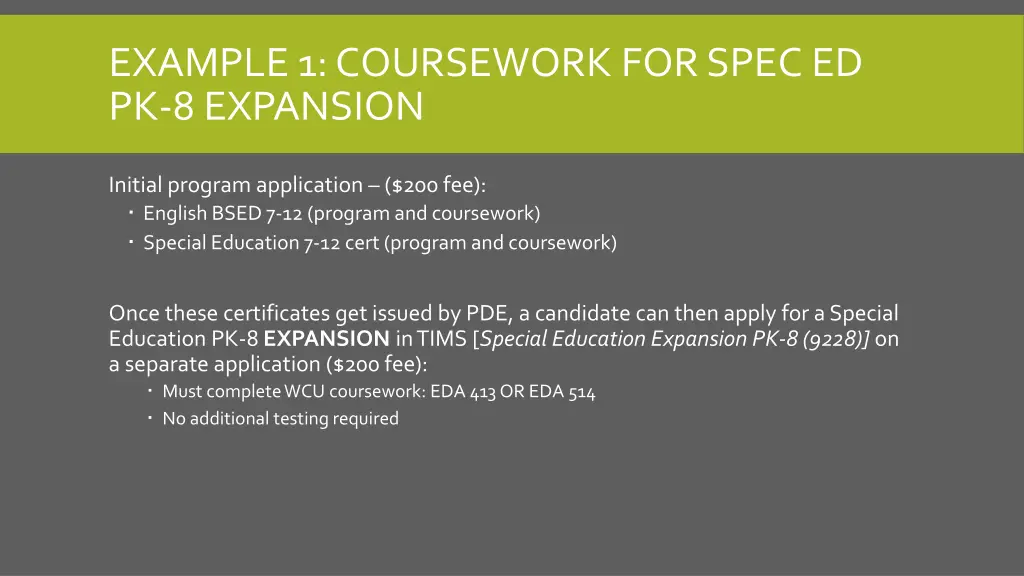 example 1 coursework for spec ed pk 8 expansion