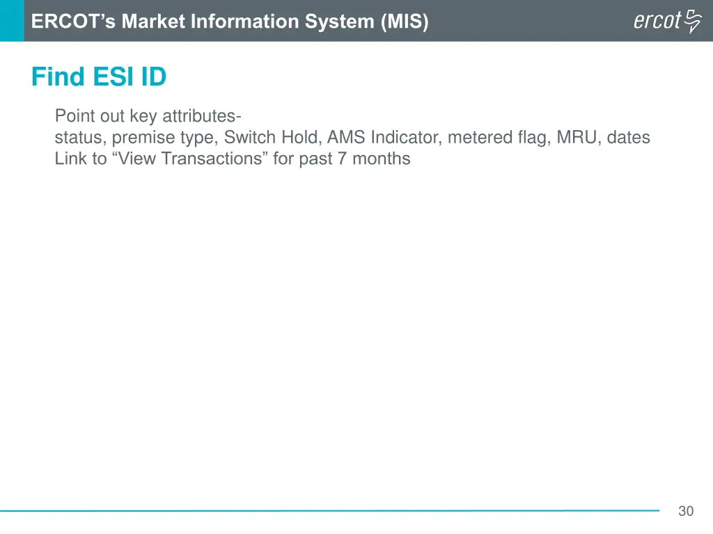 ercot s market information system mis