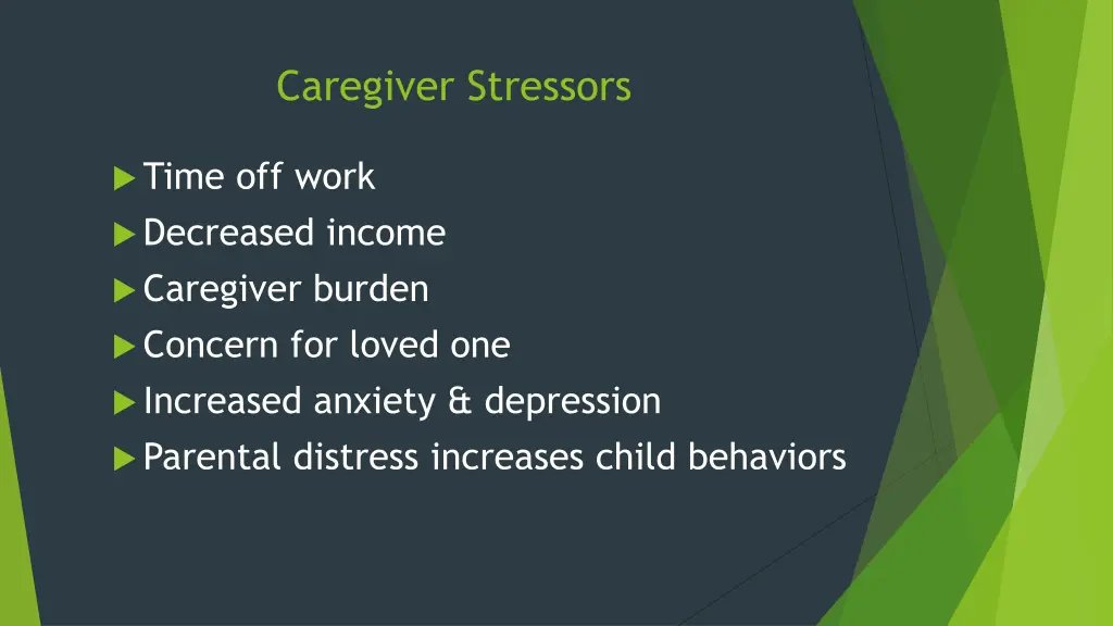 caregiver stressors