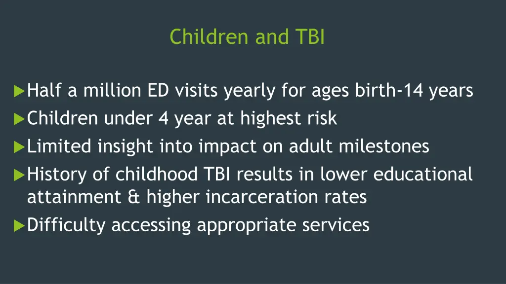 children and tbi