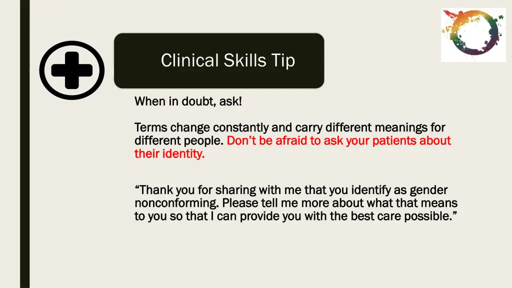 clinical skills tip