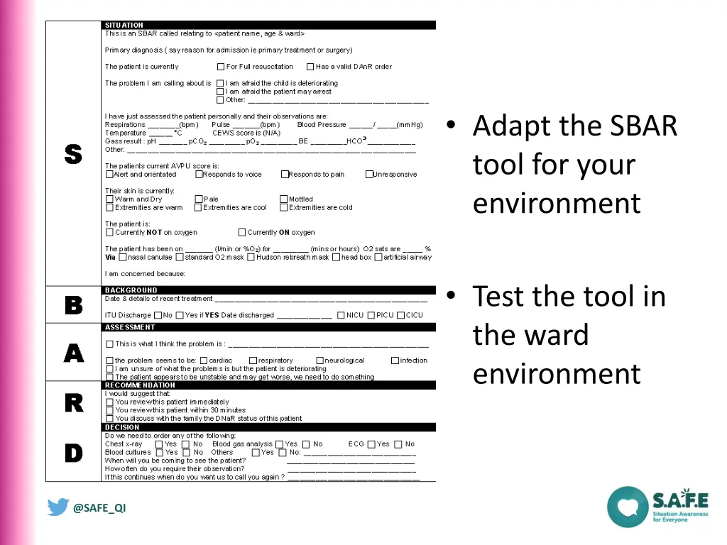 key tasks