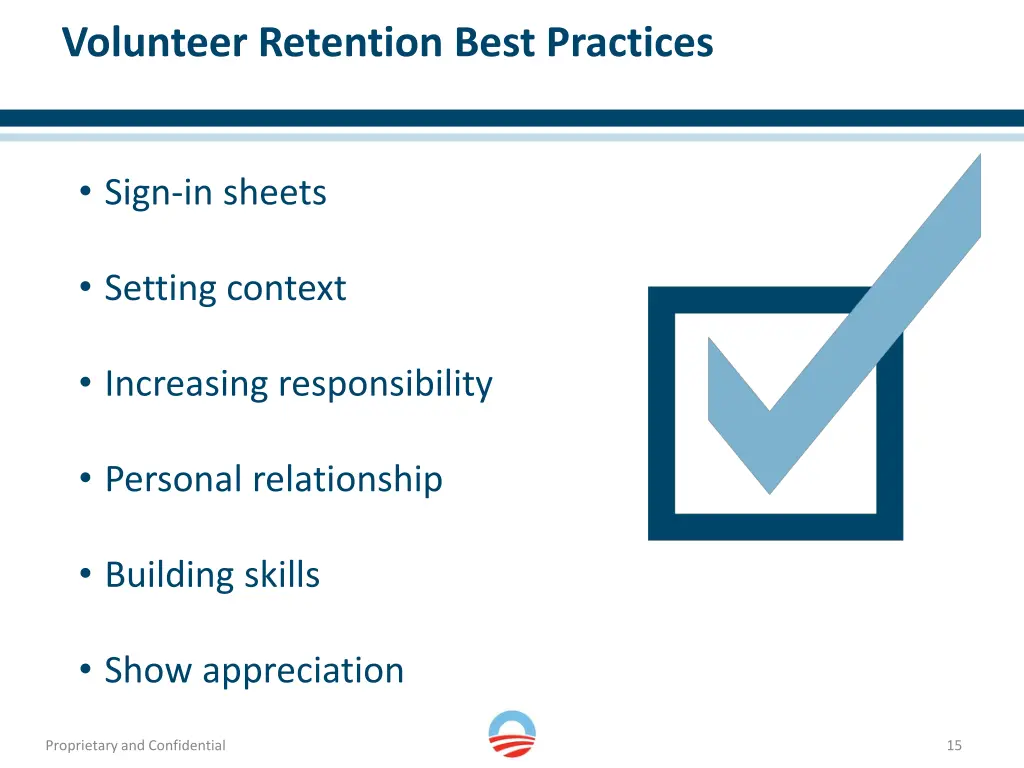 volunteer retention best practices