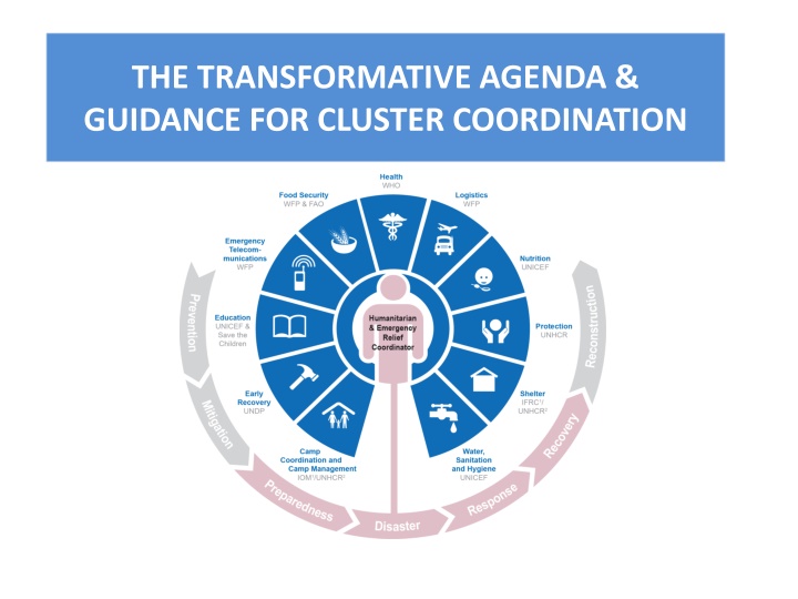 the transformative agenda guidance for cluster