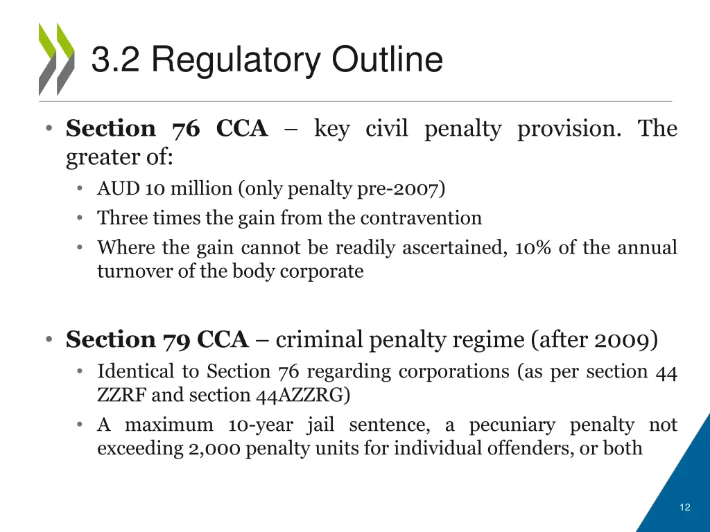 3 2 regulatory outline