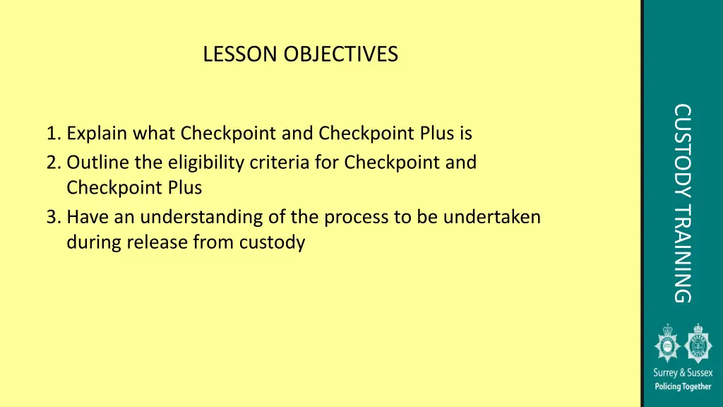 lesson objectives