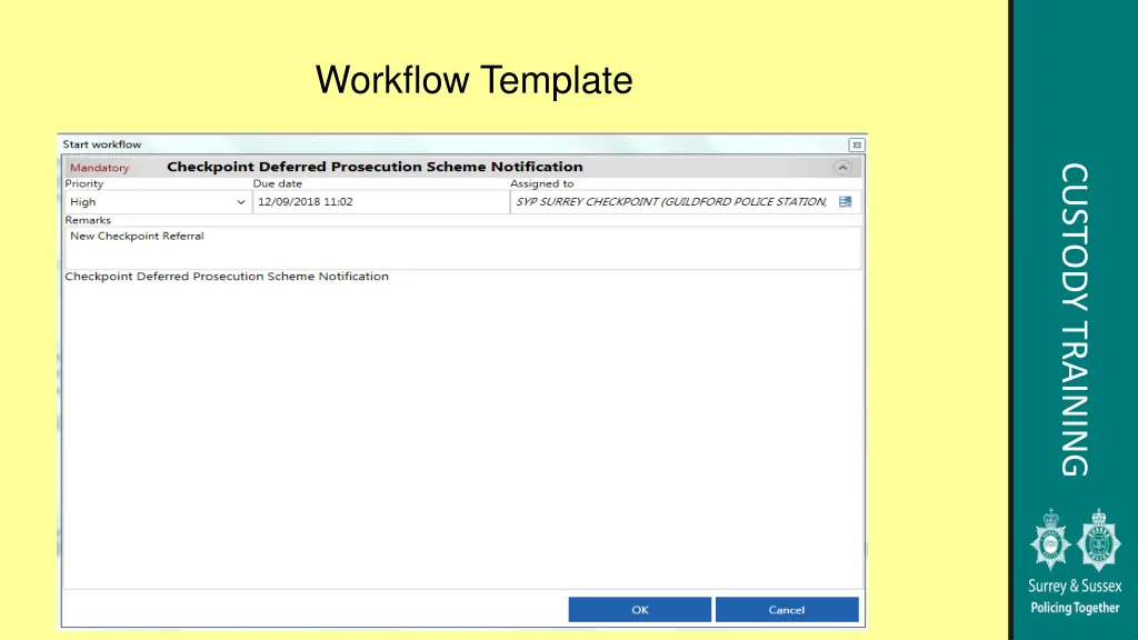 workflow template