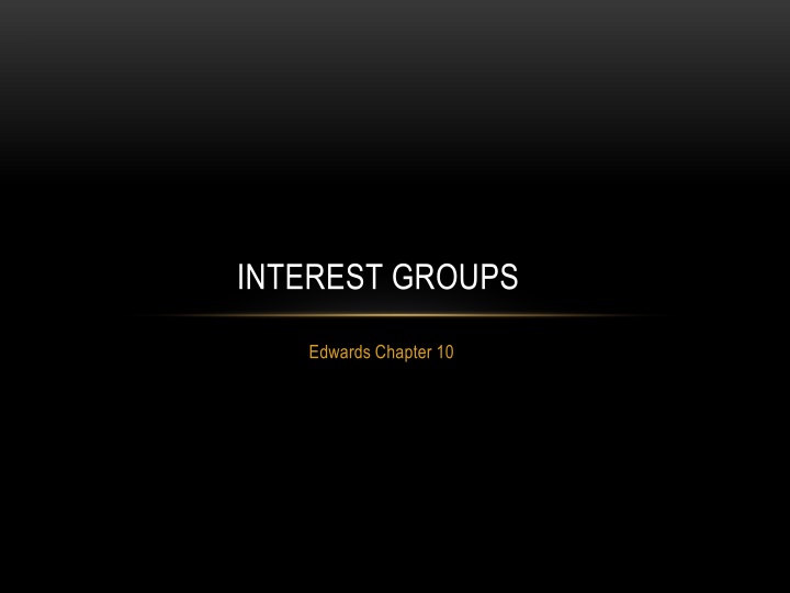 interest groups