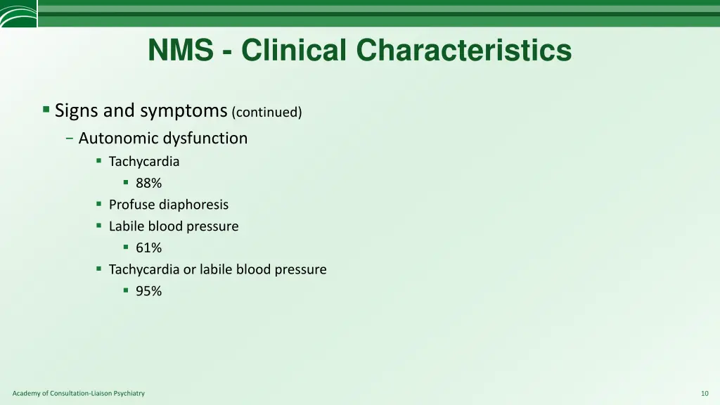 nms clinical characteristics 2