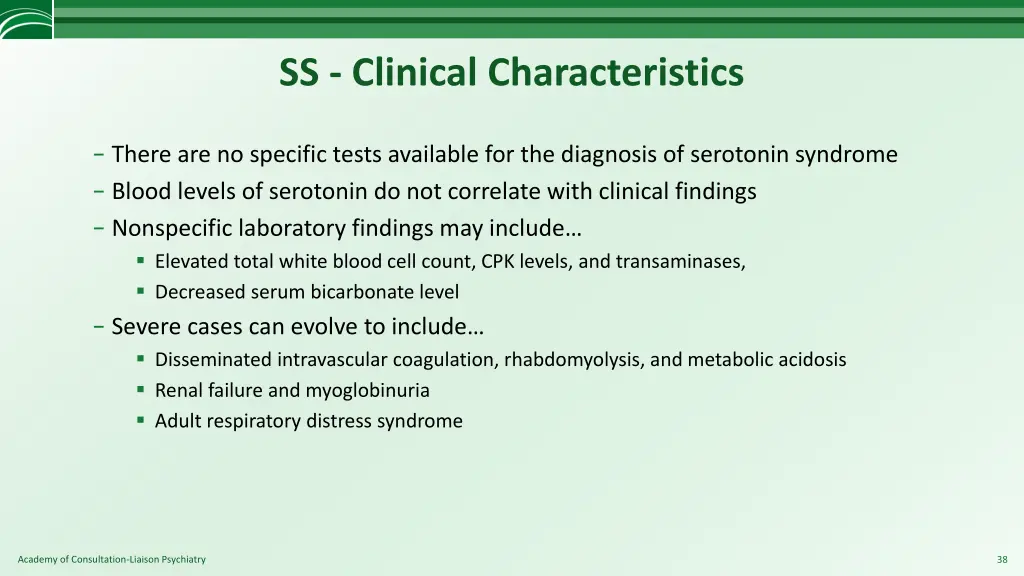 ss clinical characteristics 1