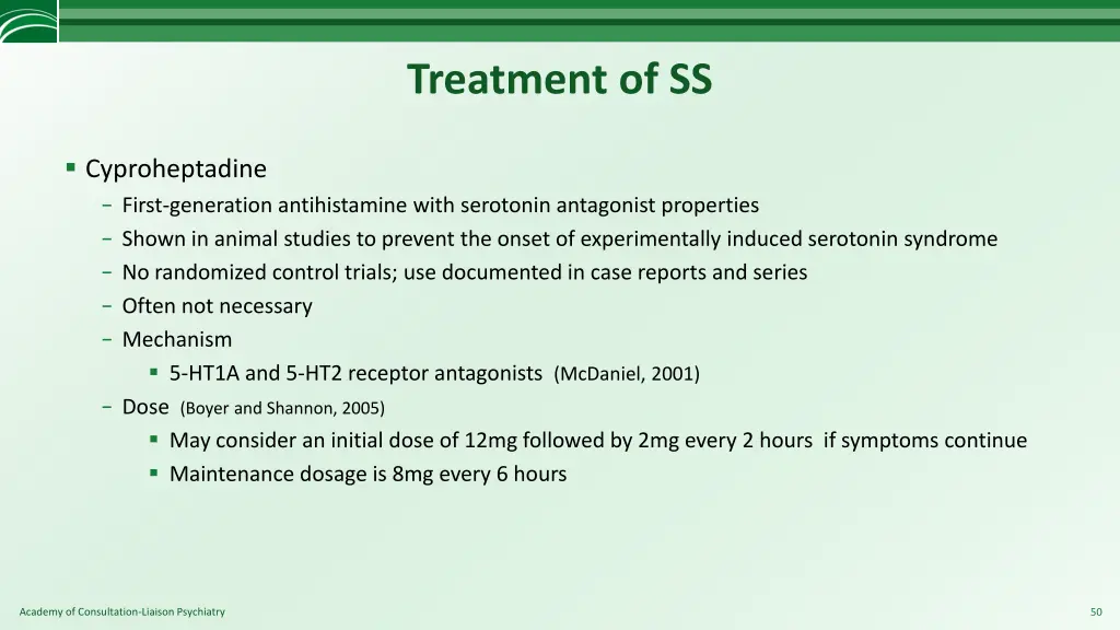 treatment of ss 2