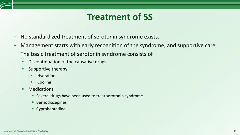 treatment of ss