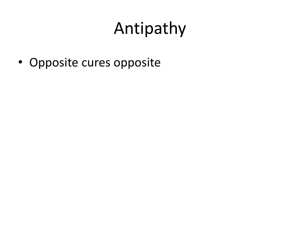 antipathy