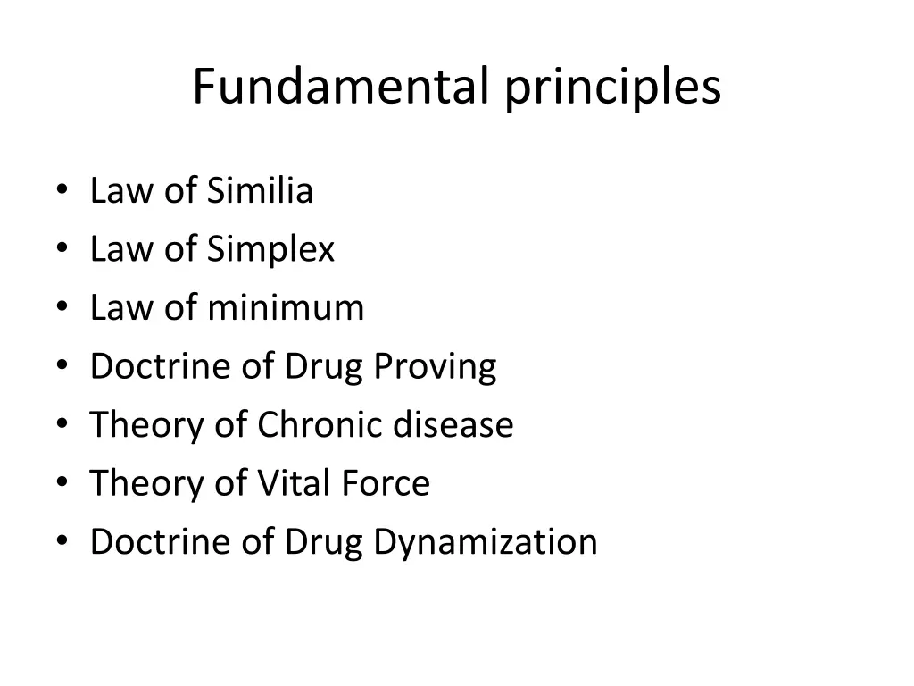 fundamental principles