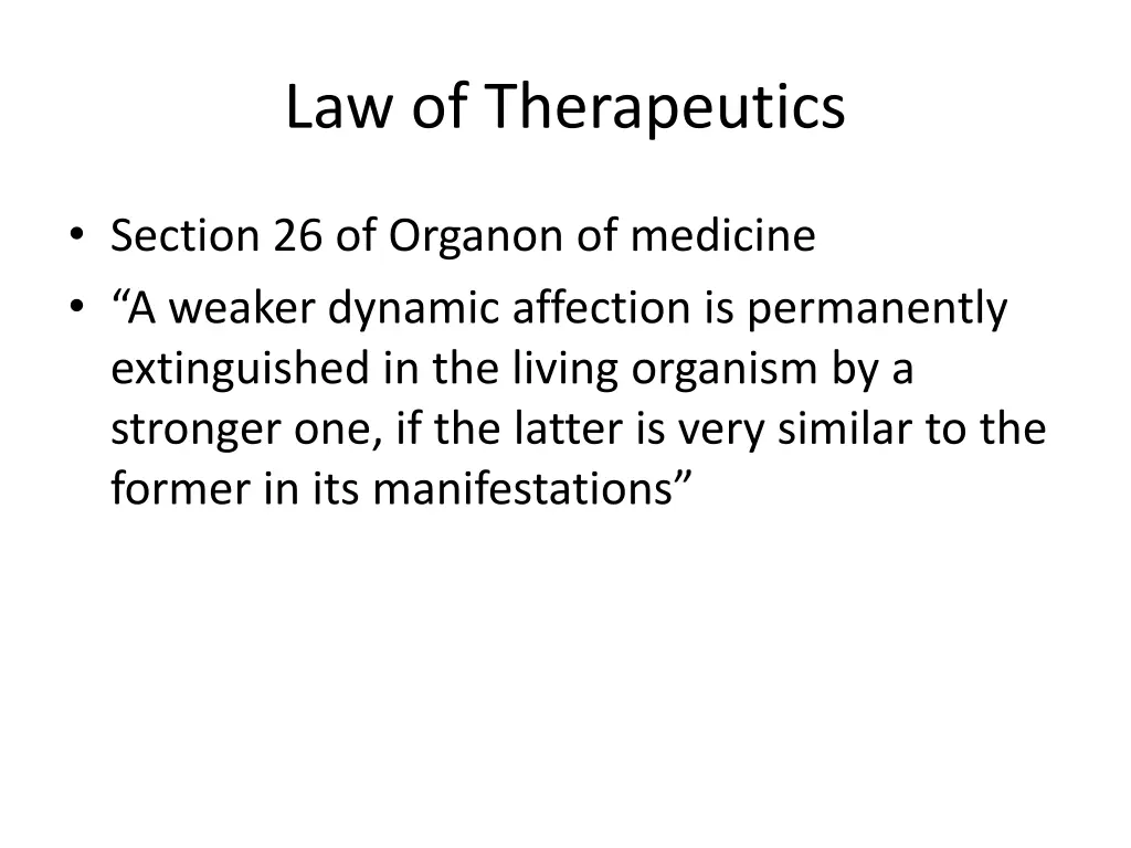 law of therapeutics