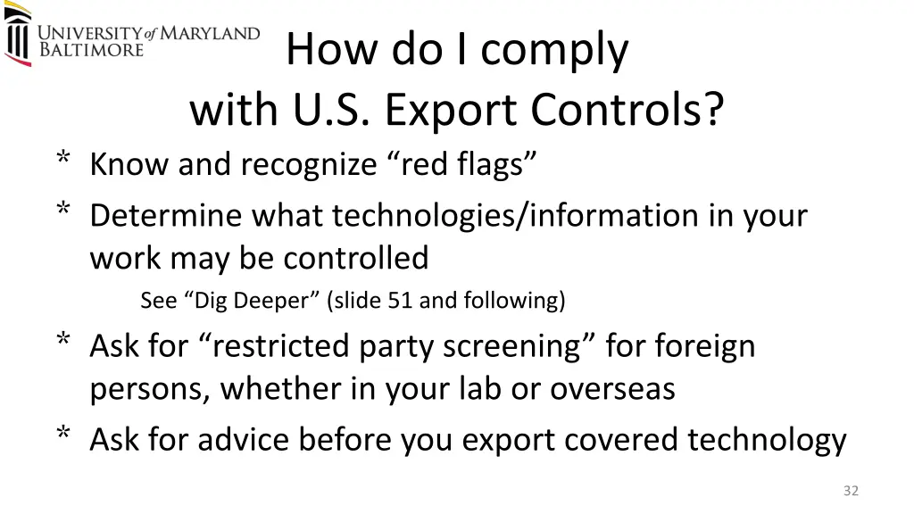 how do i comply with u s export controls know