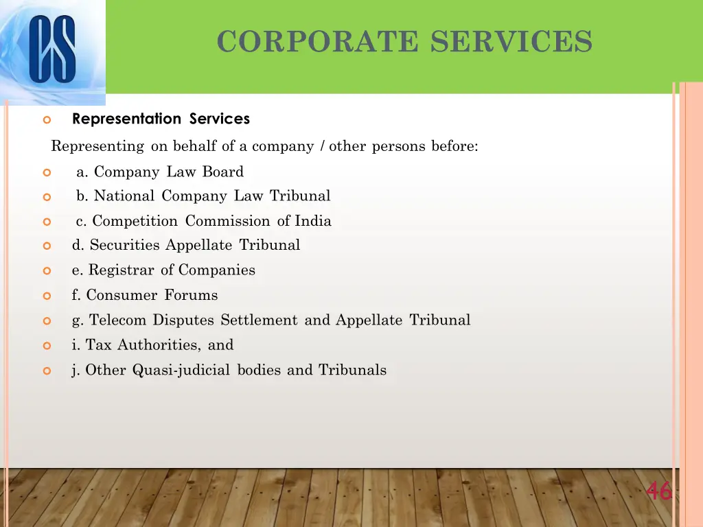 corporate services 2