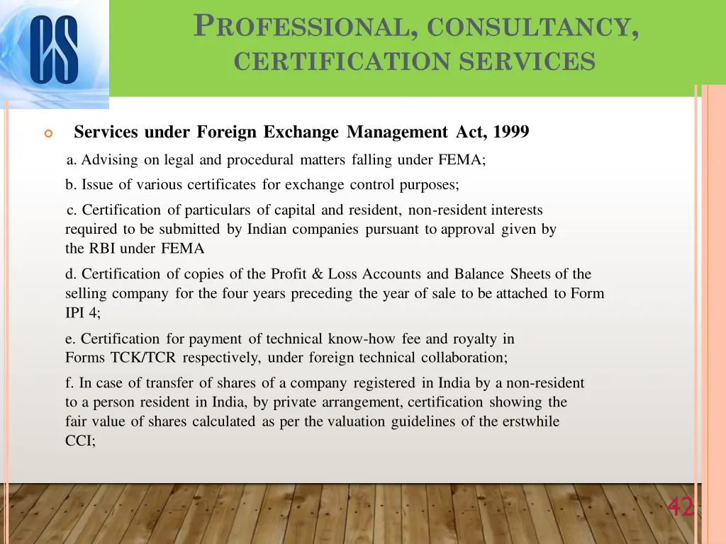 p rofessional consultancy certification services 6