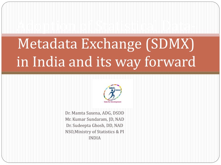 adoption of statistical data metadata exchange