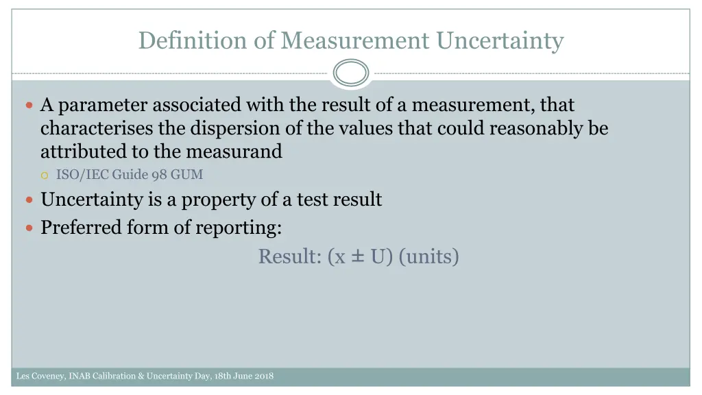 definition of measurement uncertainty