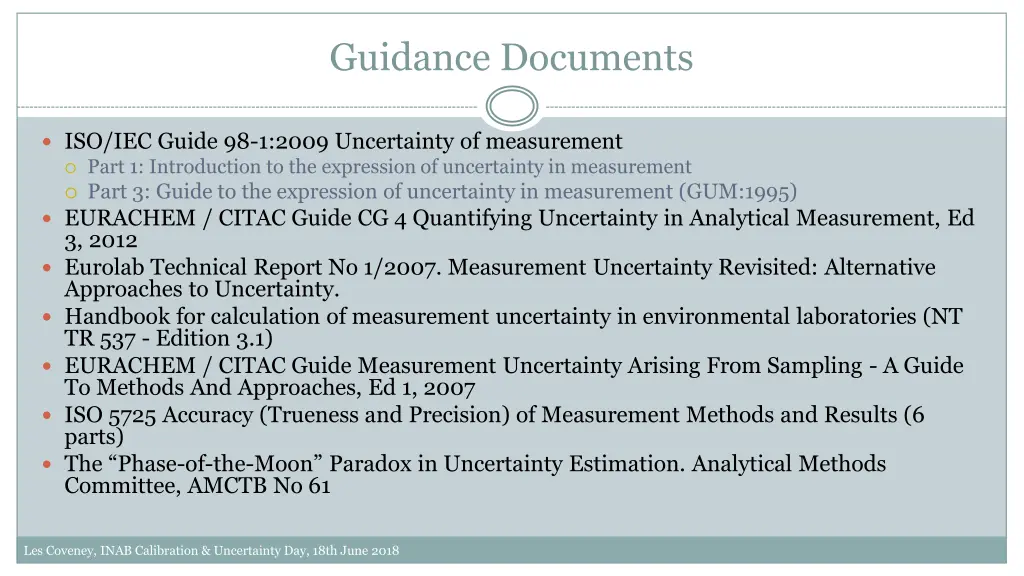 guidance documents