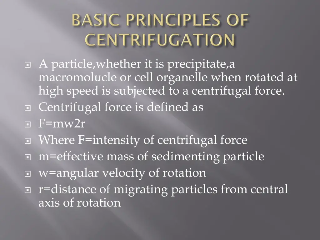 a particle whether it is precipitate