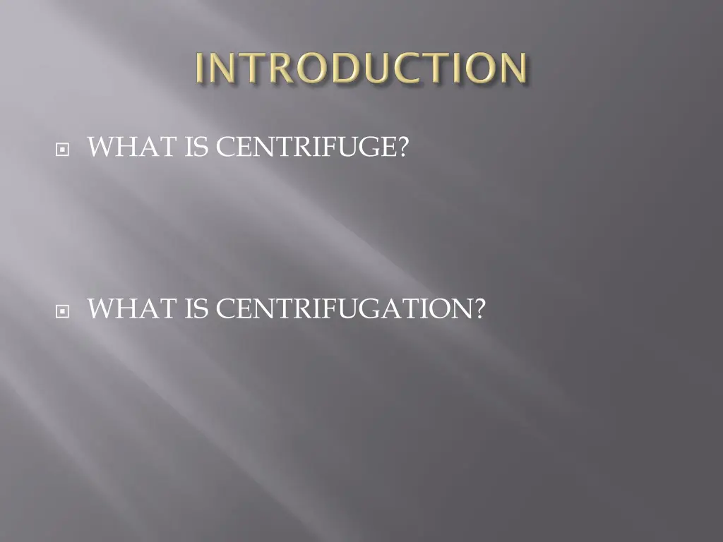 what is centrifuge