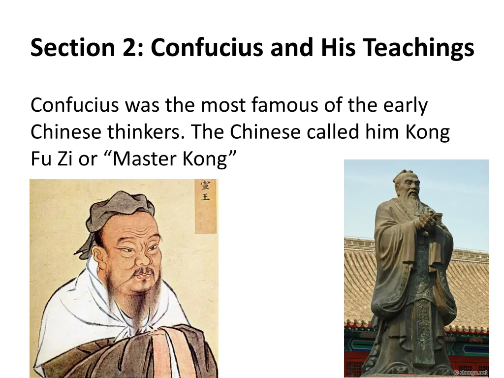 section 2 confucius and his teachings