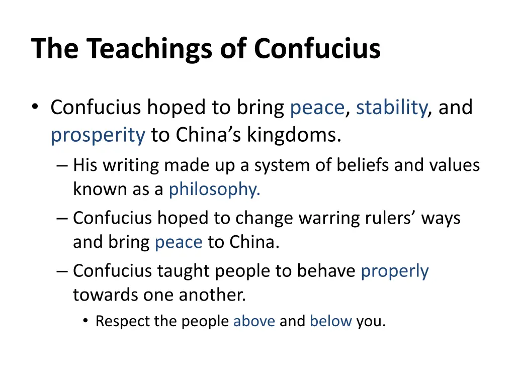 the teachings of confucius