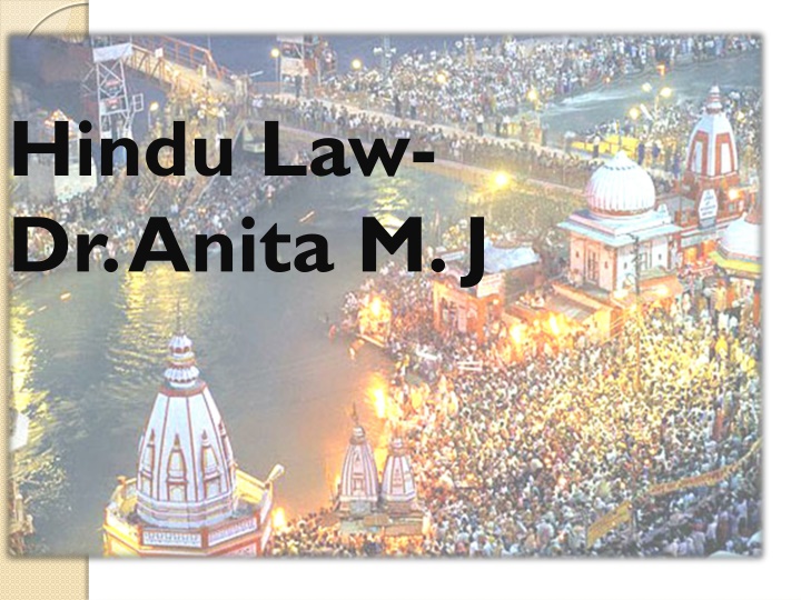 hindu law dr anita m j