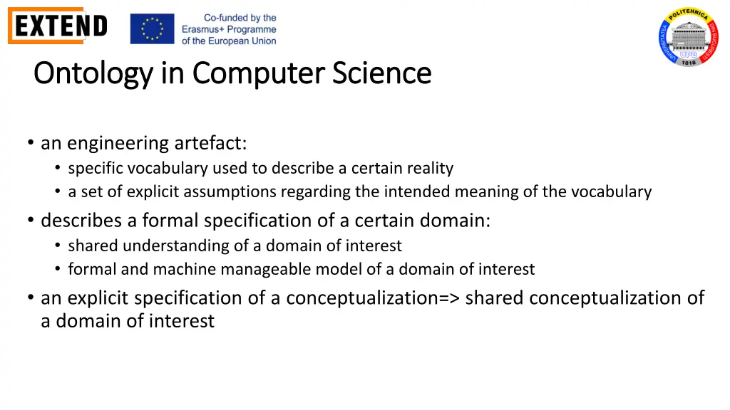 ontology in computer science ontology in computer