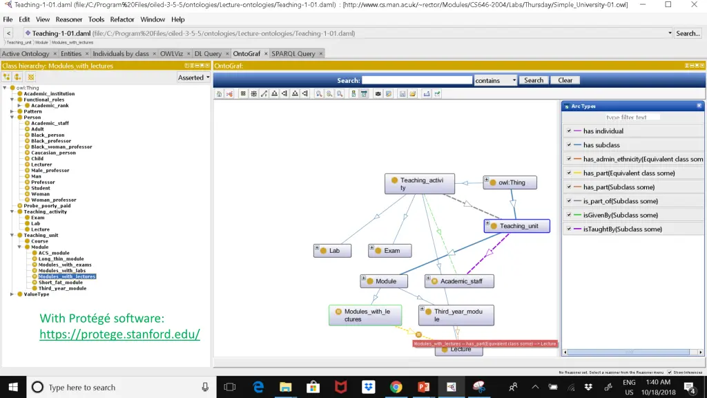 with prot g software https protege stanford edu