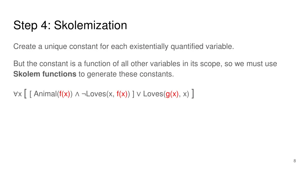 step 4 skolemization