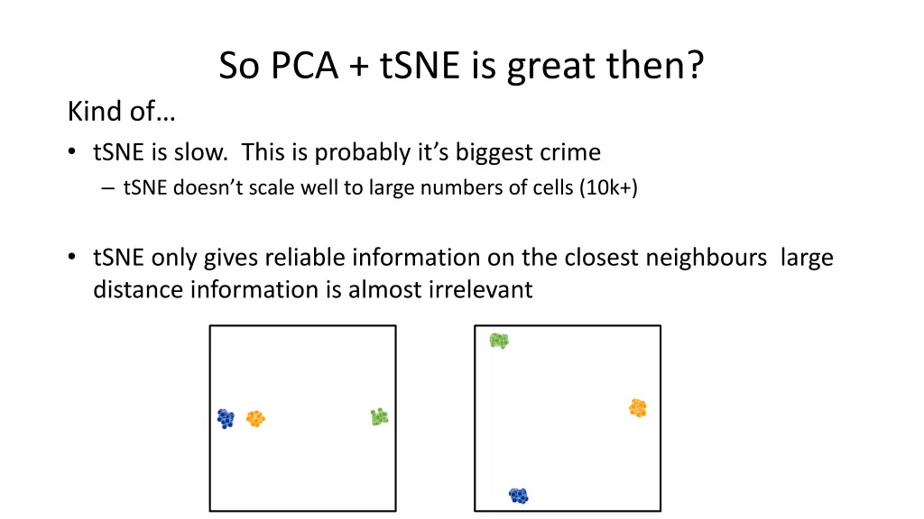 so pca tsne is great then