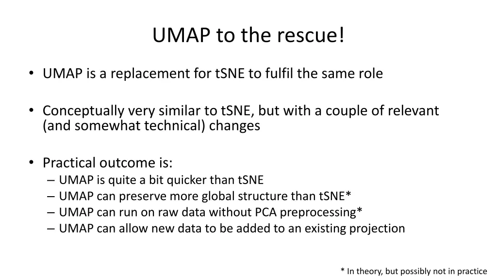 umap to the rescue