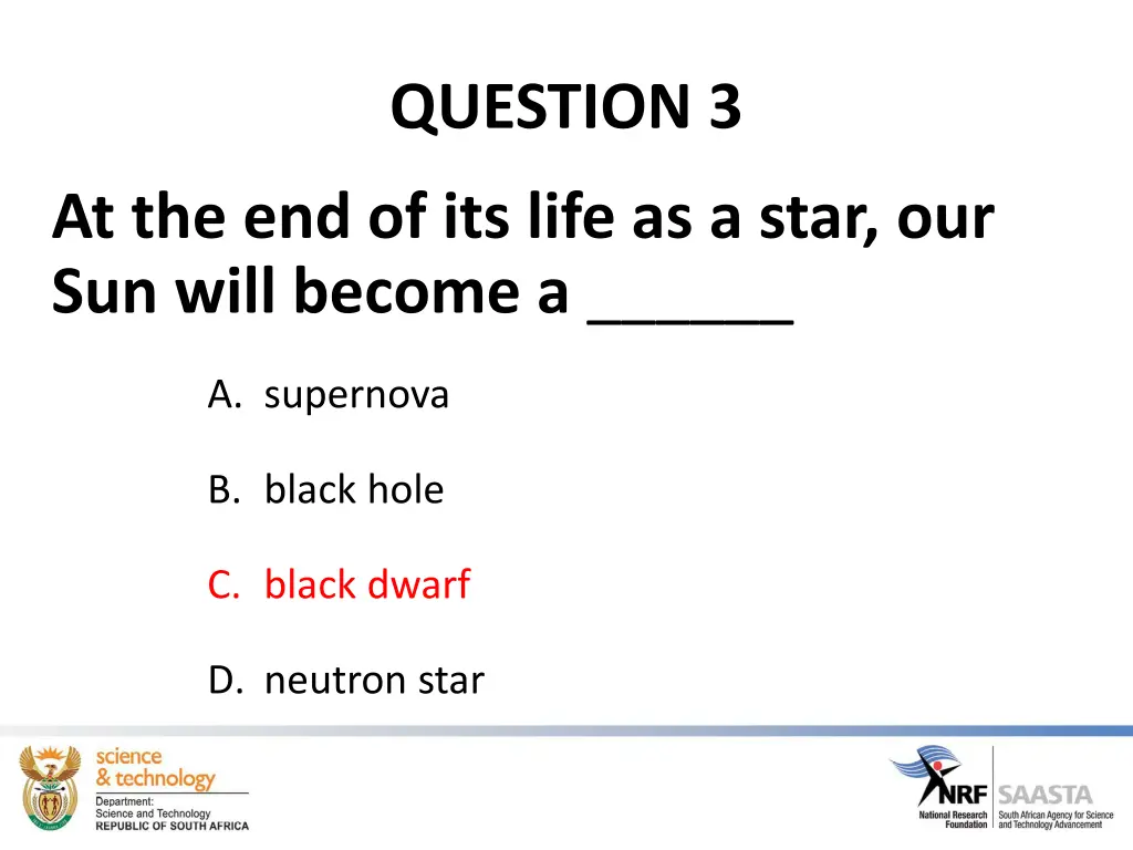 question 3