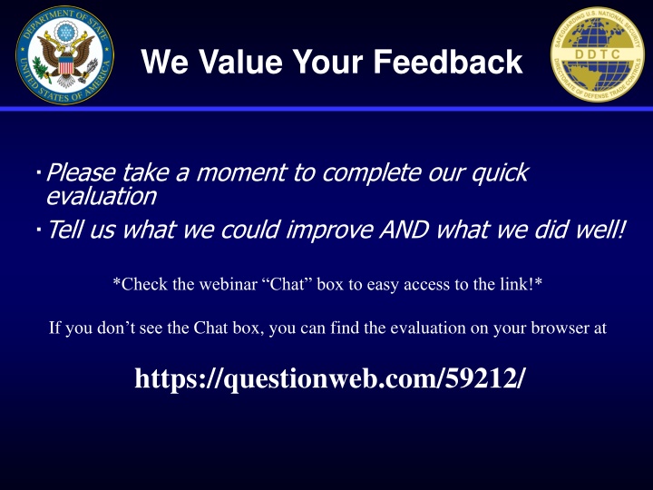 we value your feedback