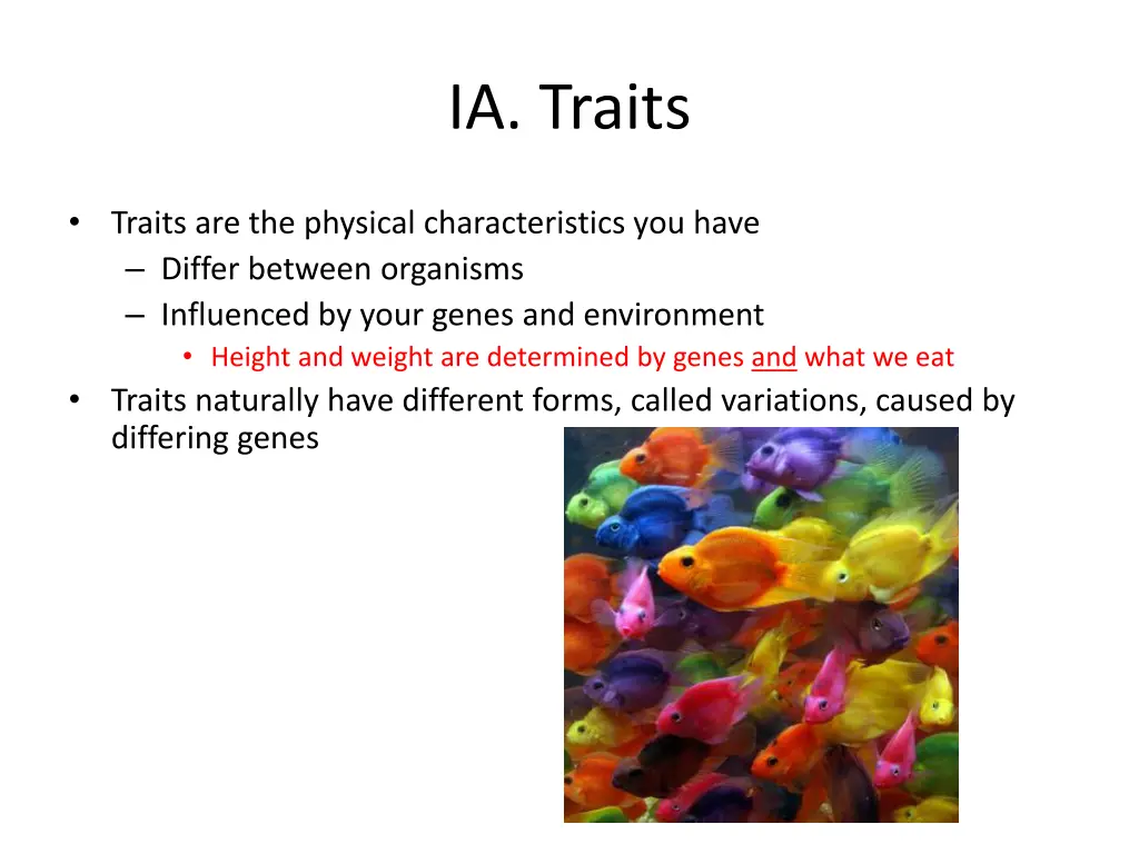 ia traits