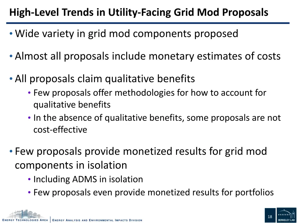 high level trends in utility facing grid