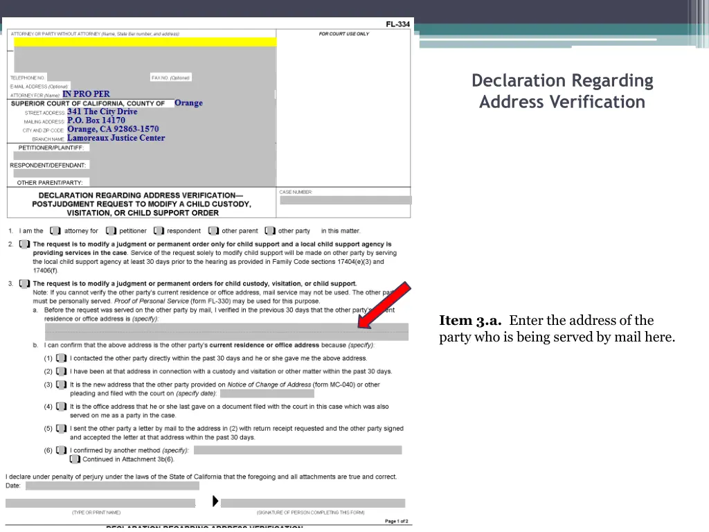 declaration regarding address verification 7