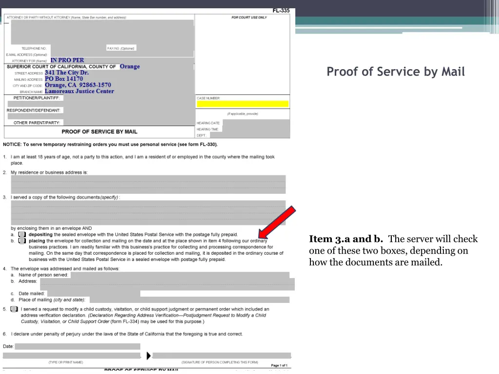 proof of service by mail 6