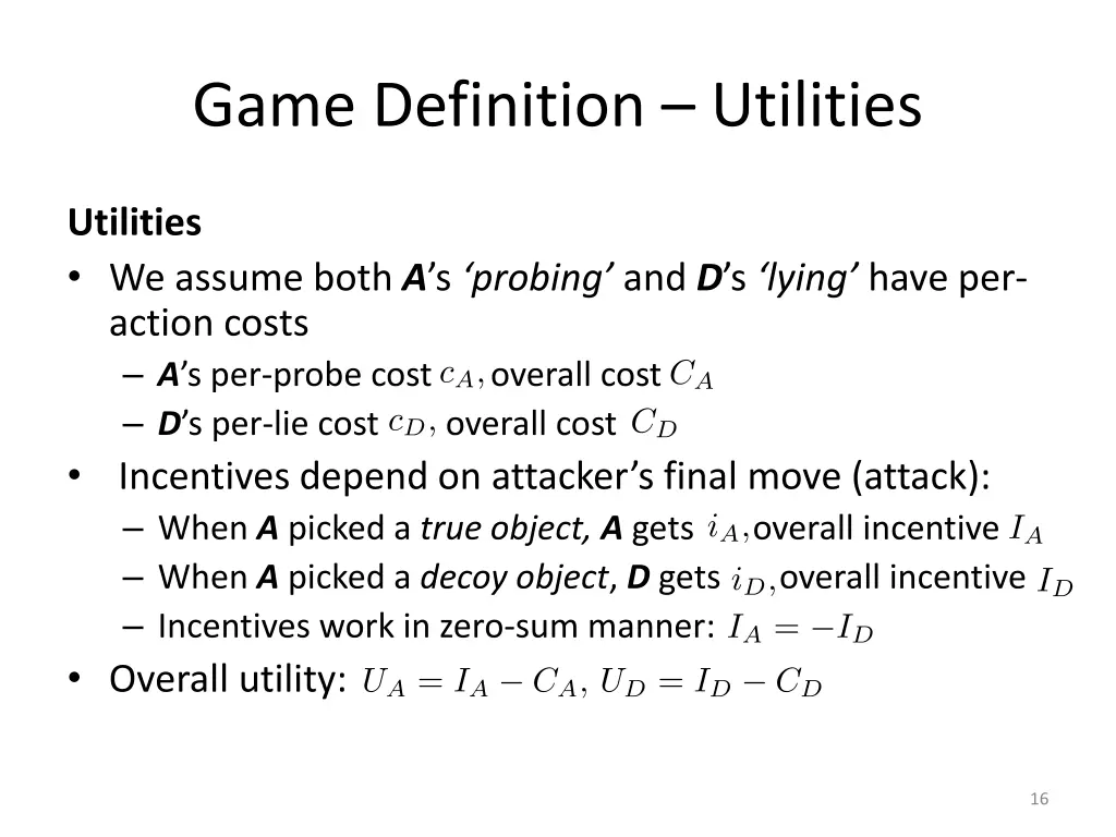 game definition utilities